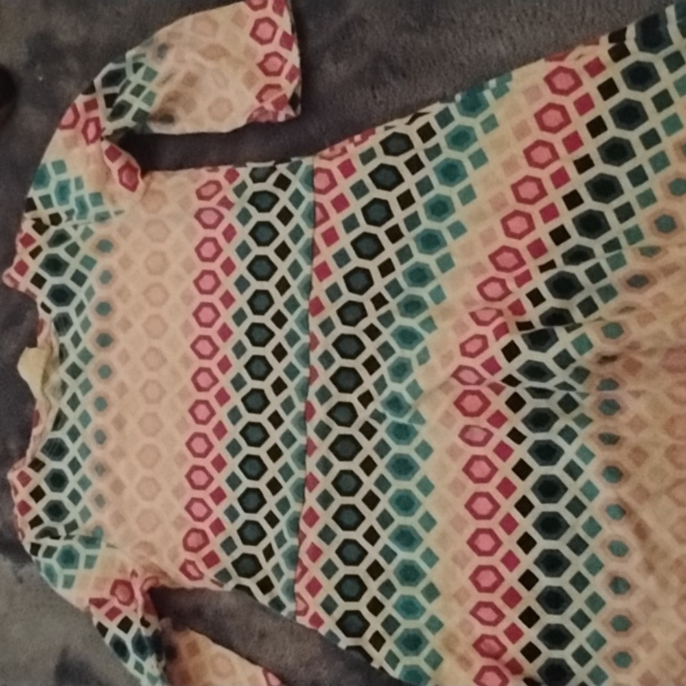 Pattern cotton dress